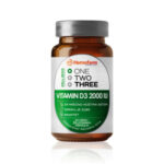 One Two Three Vitamini D3 2000 IU, 60 капсули